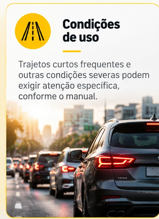 Histórico de manutenção: mantenha o acompanhamento das trocas realizadas e dos próximos serviços previstos.